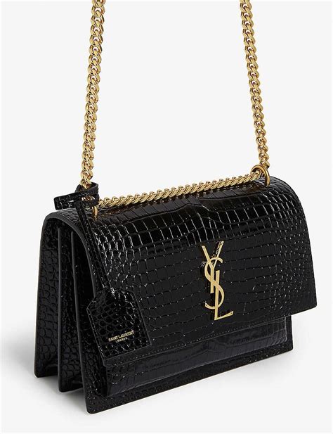 ysl monogram bag selfridges|YSL monogram shoulder bag.